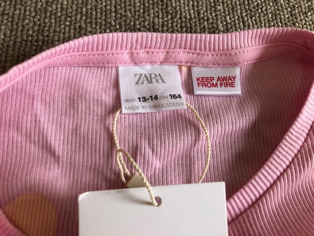 * новый товар ZARA Zara симпатичный лимон рисунок короткий рукав пижама 164*P