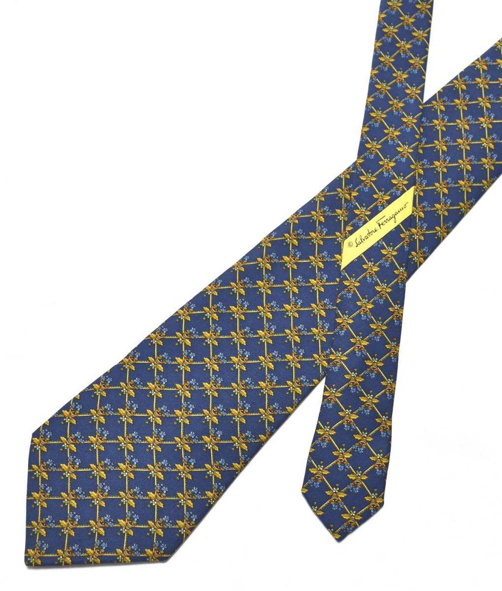 Y050* Ferragamo necktie pattern pattern *