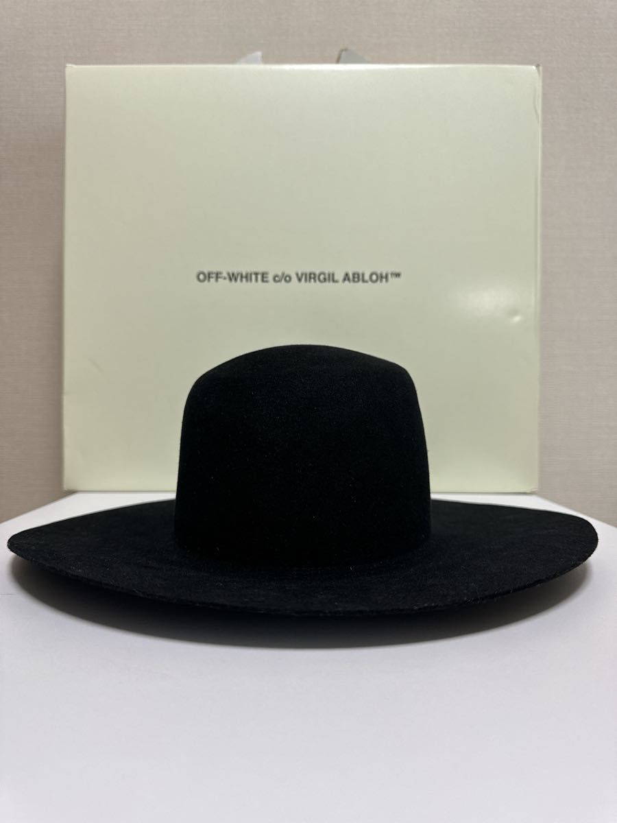 OFF-WHITE オフホワイト WIDE BRIM ハット 【未使用】