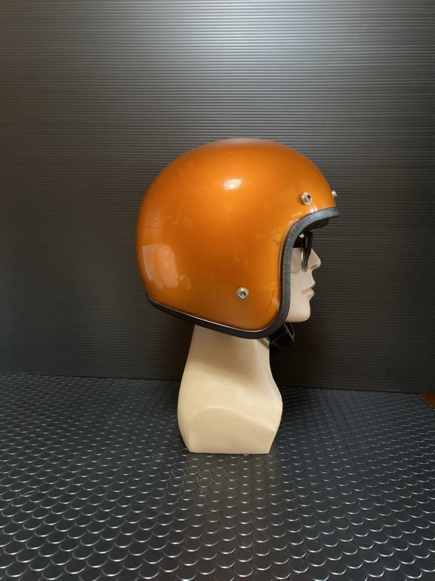 1970年代vintage当時物ヘルメットhelmet本物protect本物originalペイントorange系modモデル70sヴィンテージUSA製品レア稀少OLD品レア純正品