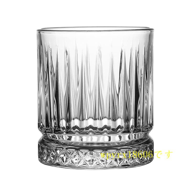 ウイスキーグラス ロックグラス ブランデーグラス ウイスキー　クリア グラス クリスタルグラス 300ML ２個セット_画像2