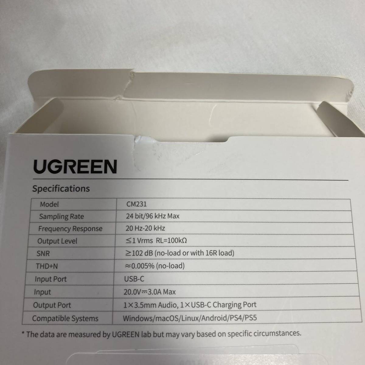 ＊UGREEN Type C イヤホン変換アダプター 【PD60W&QC3.0急速充電対応】2-in-1 USB-C 3.5mm イヤホン変換ケーブル_画像8