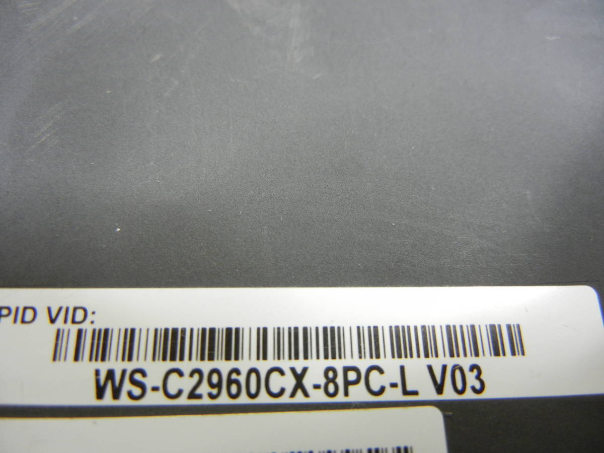 《》【訳あり中古】Cisco WS-C2960CX-8PC-L Catalyst 2960-CXシリーズ 初期化の画像3