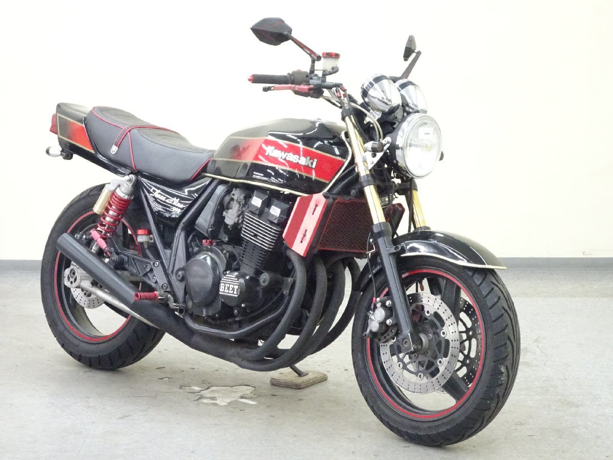 KAWASAKI ZRX【動画有】ローン可 車検残有 土曜日現車確認可 要予約 ZRX-2仕様 ZR400E ETC 400cc ネイキッド E1 カワサキ 売り切りの画像1