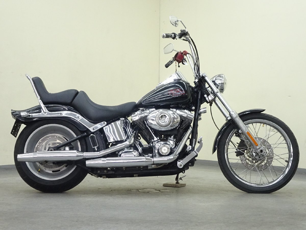 Harley-Davidson ソフテイルカスタム FXSTC1580【動画有】ローン可 車検残有 JL5 TC96 ハーレー 車体 売り切りの画像4