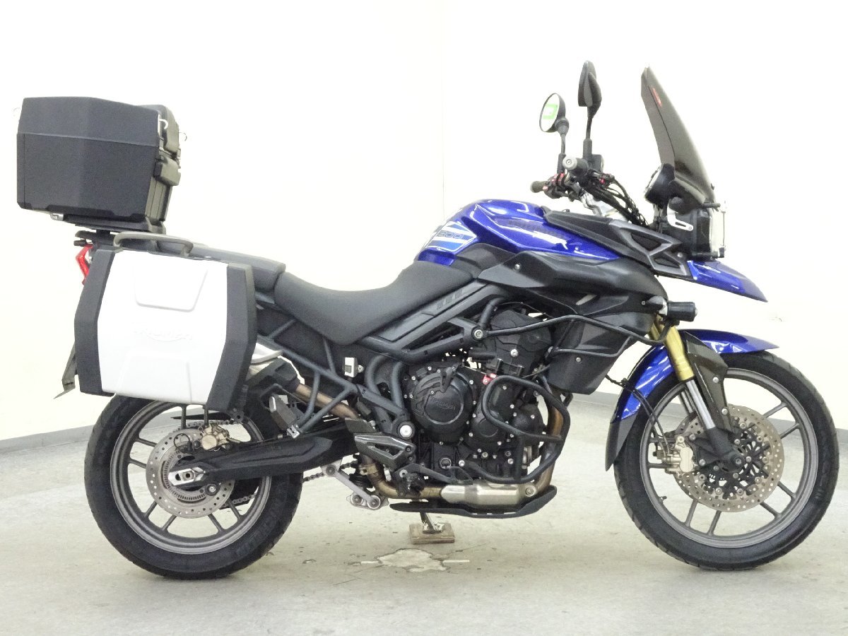 Triumph Tiger 800 ABS 【動画有】 ローン可 ETC タイガー800 フルパニア ツーリング ツアラー トライアンフ 車体 売り切りの画像4