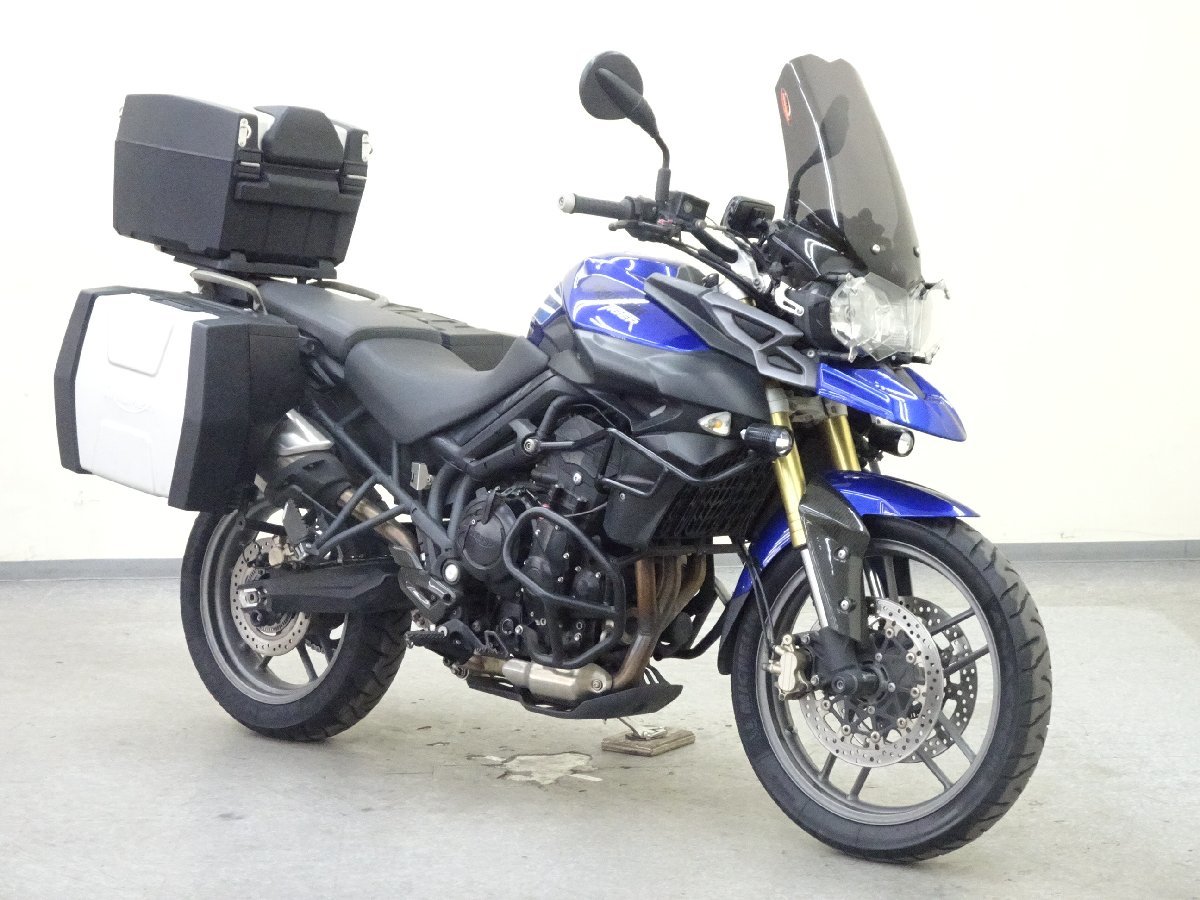 Triumph Tiger 800 ABS 【動画有】 ローン可 ETC タイガー800 フルパニア ツーリング ツアラー トライアンフ 車体 売り切りの画像1