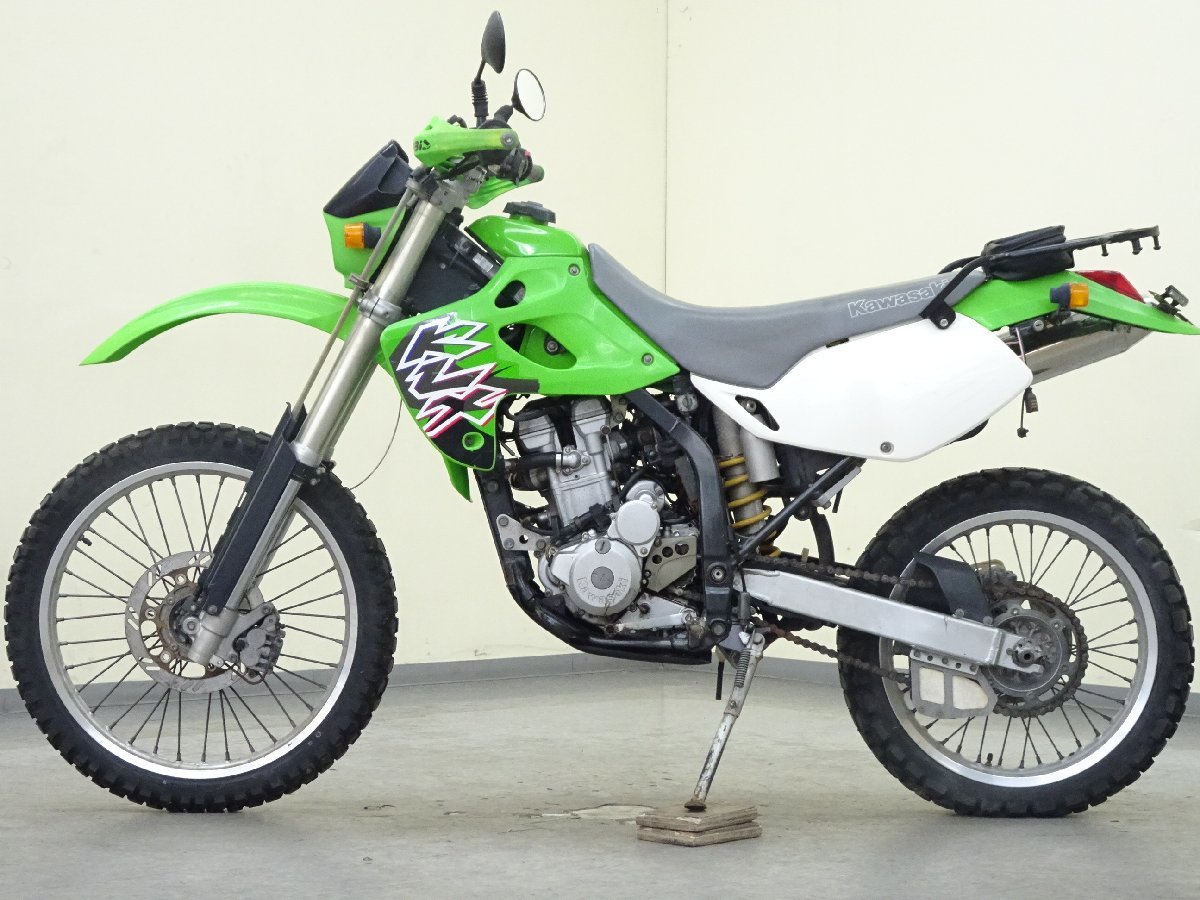 KAWASAKI KLX250【動画有】ローン可 LX250E 250cc オフロード トレール ライムグリーン カワサキ 車体 売り切りの画像5