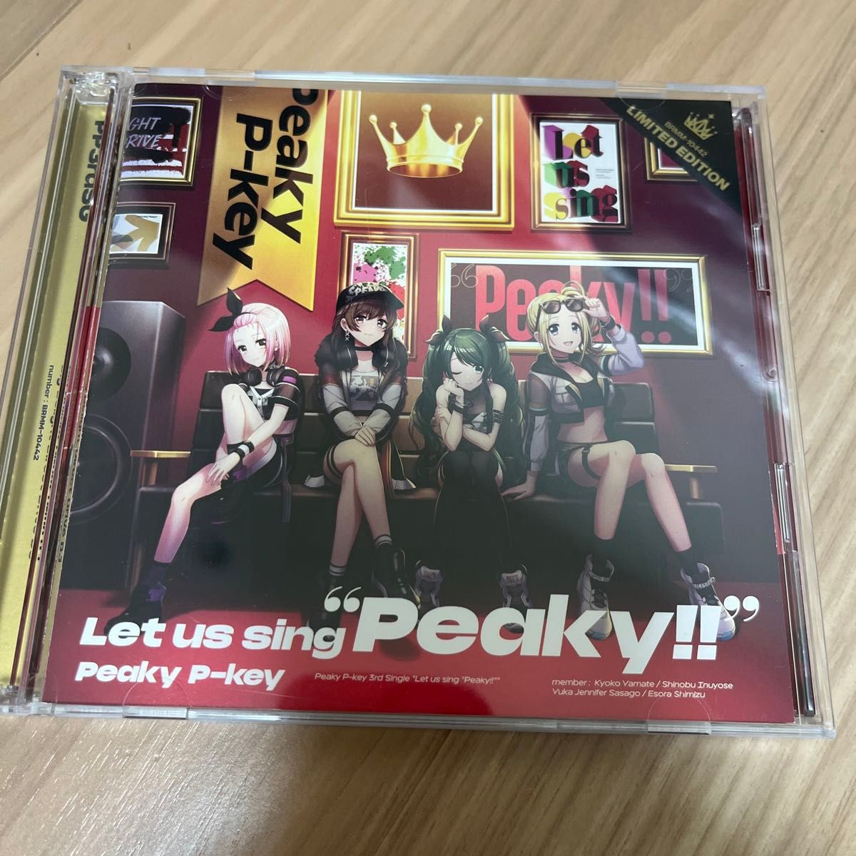Let us sing “Peaky!! Blu-ray付生産限定盤 CD+Blu-ray Peaky P-key
