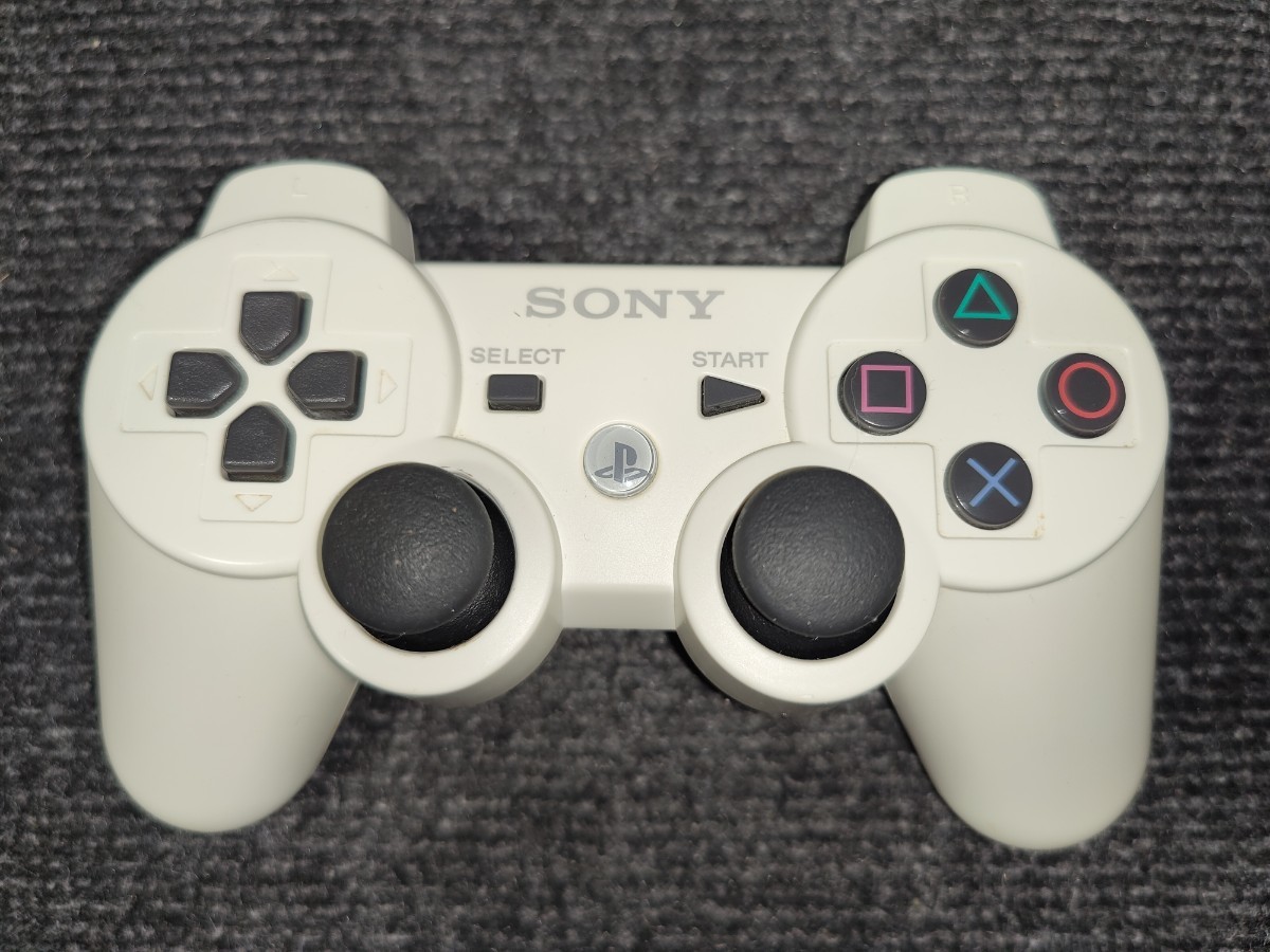中古 送料無料 ジャンク 2個セット SONY PlayStation3　DUALSHOCK3 デュアルショック3 コントローラー PS3 プレイステーション3 シルバー_画像2