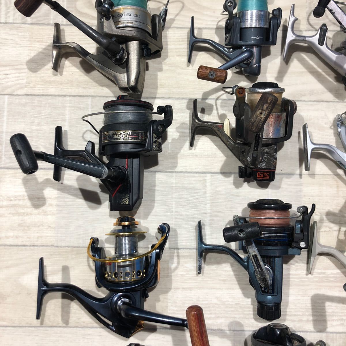 Daiwa ダイワ Shimano シマノ スピニングリール ベイトリール リール 釣り 釣具 フィッシング 35点 まとめ ジャンク品②_画像4