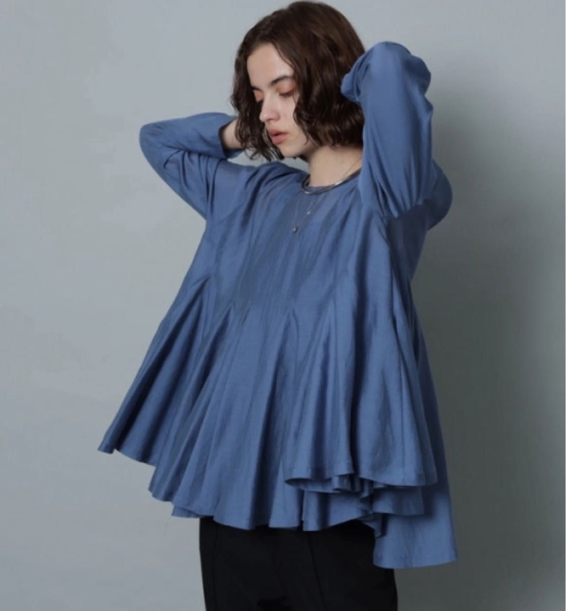 CADUNE シアー フレア ブラウス カデュネ 36 ブラウス マイハル CADUNE シアー フレア ブラウス カデュネ 36 ブラウス マイハル