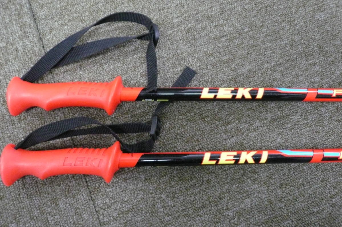 中古　LEKI/レキ　スキーストック　全長約100㎝　[Ｂ-3] ◆送料無料(北海道・沖縄・離島は除く)◆_画像2