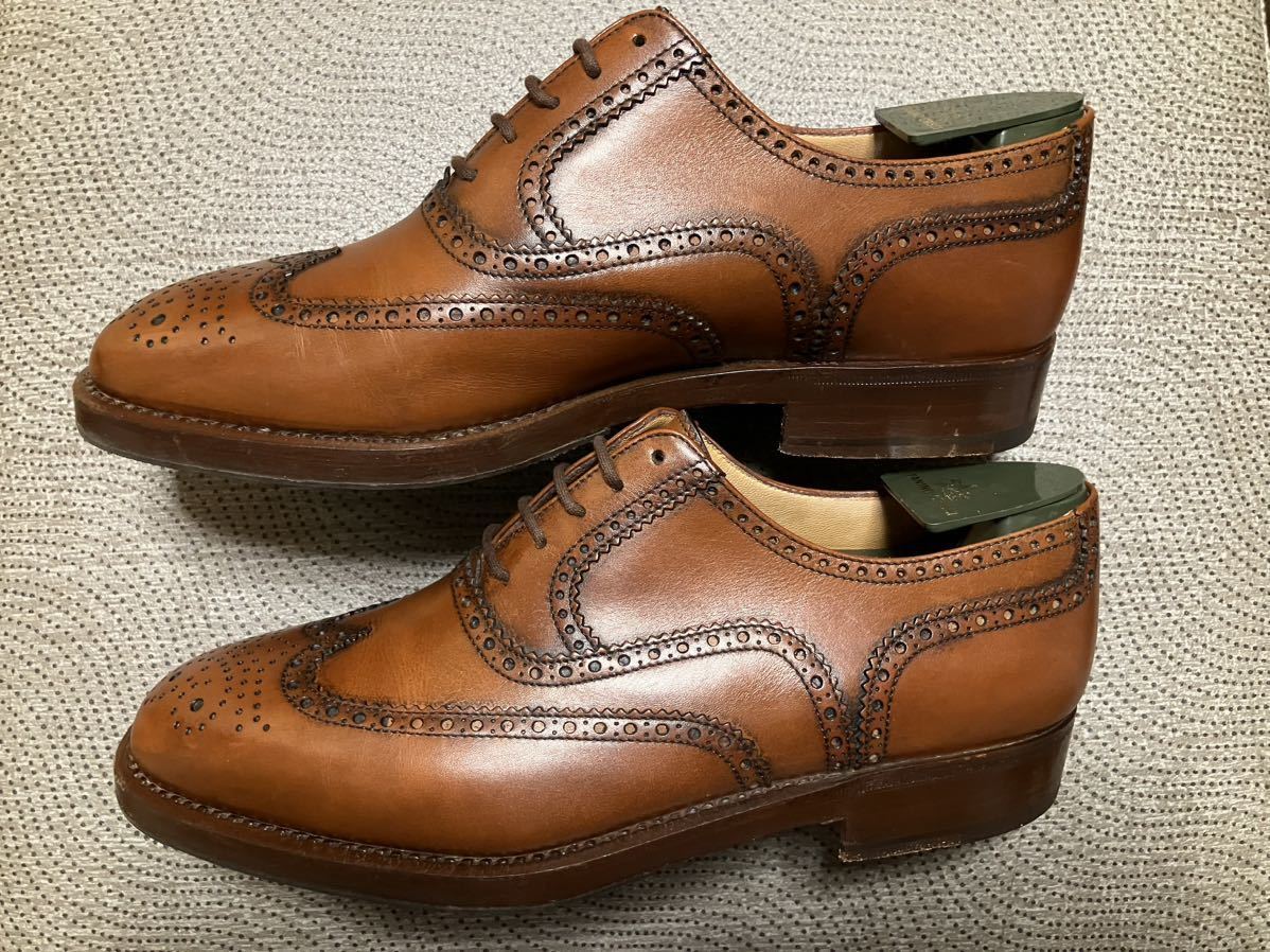 tanino criscitanino Chris chi- Wing chip Brown 6(24.5cm) leather sole is - Flubber / shoe keeper attaching Italy made 