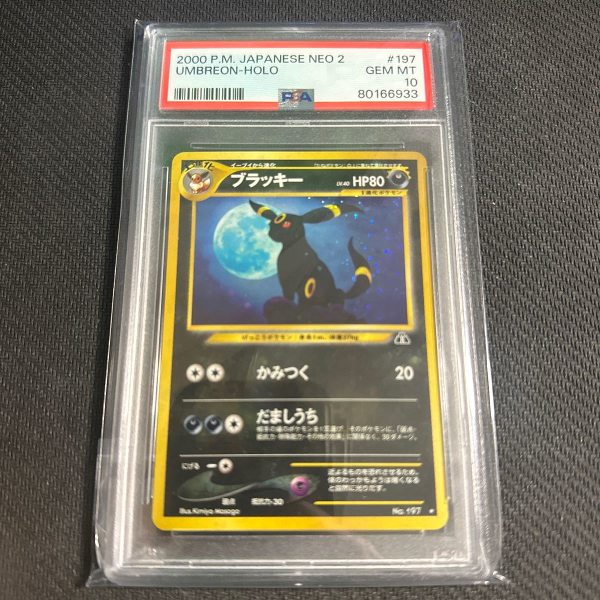 1円～】PSA10 ブラッキー NO.197 旧裏 ポケモンカード neo 遺跡をこえ