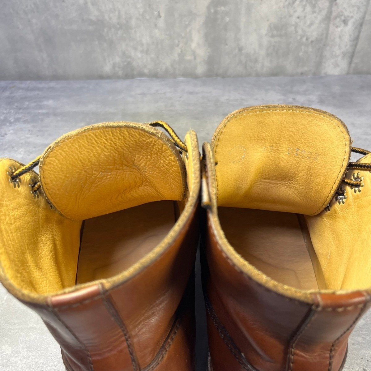 ITALY製【BUTTERO】ブッテロ ワークブーツ 肉厚 革靴 レザー 26.0cm相当 ビブラムソール_画像9