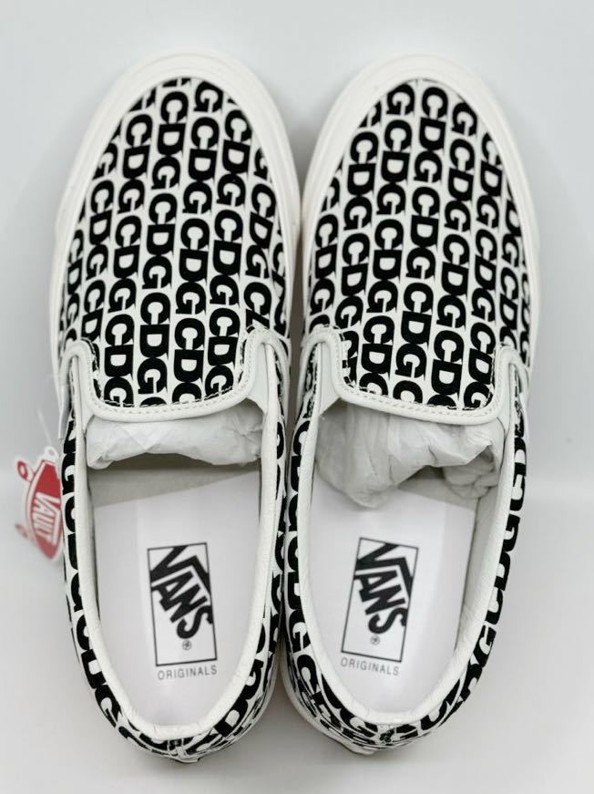 【新品】28cm CDG x vans vault スリッポン バンズ コムデギャルソン COMME des GARCONS CDG VANS SLIP ON classic slip-on スニーカー _画像2