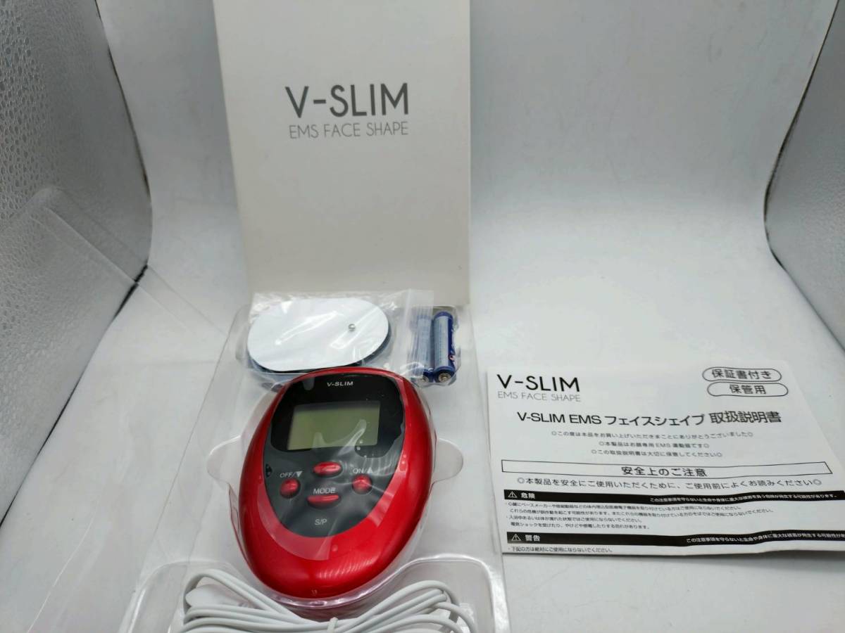 V-SLIM Ｖスリム EMS FACE SHAPE 顔 美容機器 現状品/未使用/動作未確認_画像1