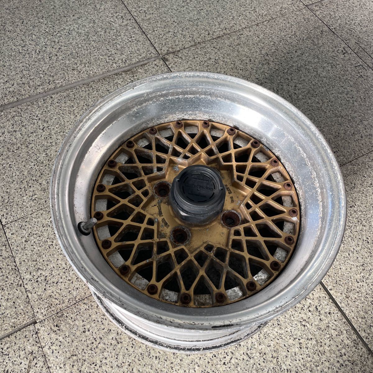 RAYS VOLK RACING ボルクレーシング メッシュ 14インチ 7.5J +7 PCD114.3 4穴 1本