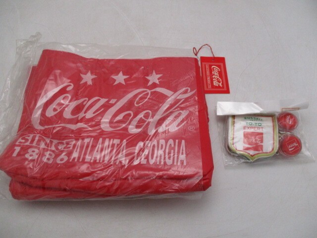 ★☆コカ・コーラ　Coca.cola　ATLANTA　バッグ　ラッセルヨーヨー　キーホルダー　バッジ　12点セット　新品未開封☆★_画像1