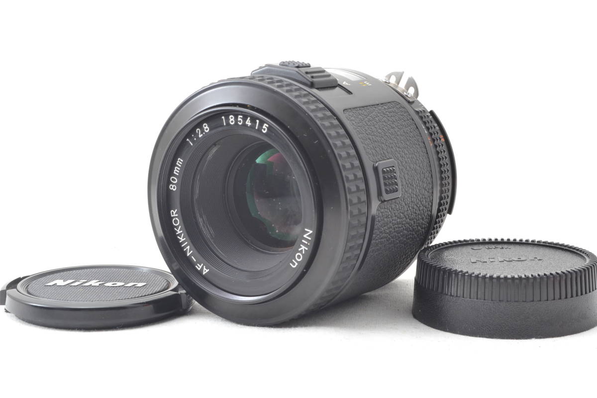 外観美品 ジャンク ニコン Nikon AF Nikkor 80mm f/2.8 マニュアルフォーカスレンズ F3AF用 #5458_画像1