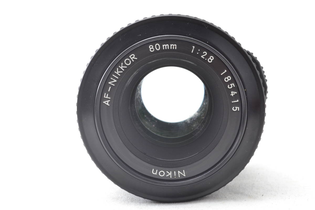 外観美品 ジャンク ニコン Nikon AF Nikkor 80mm f/2.8 マニュアルフォーカスレンズ F3AF用 #5458_画像2