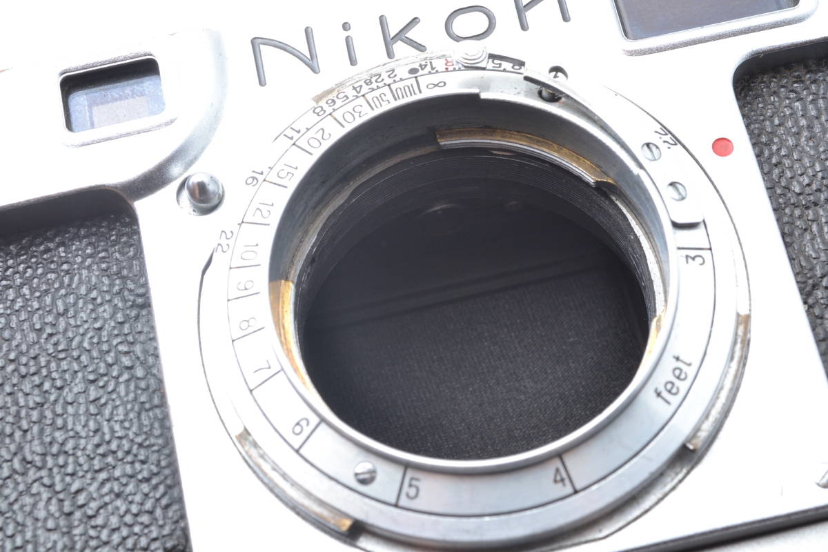 ジャンク ニコン Nikon S2 レンジファインダー フィルムカメラ ボディ #5462_画像9