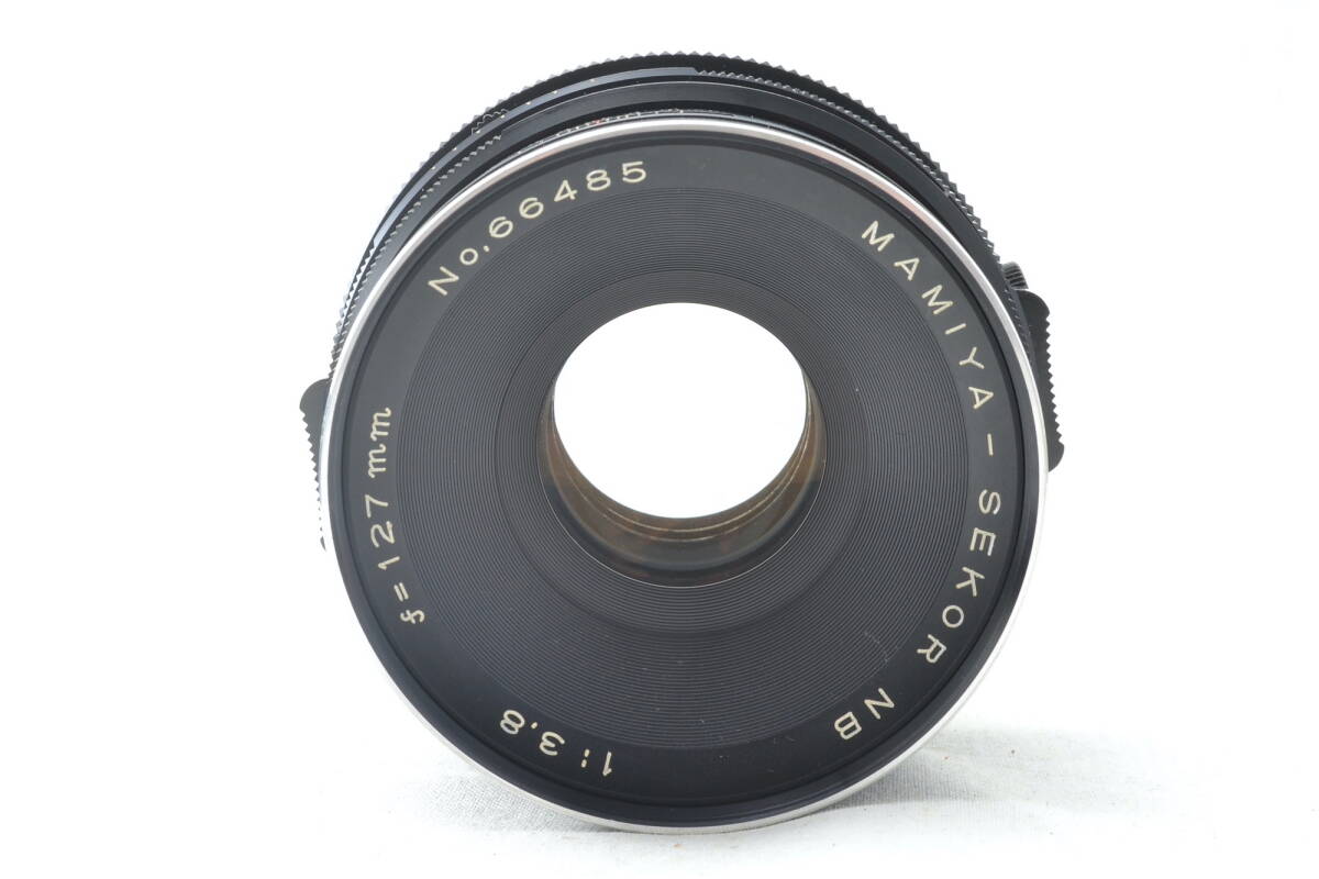 美品 マミヤ Mamiya Sekor NB 127mm f/3.8 中判レンズ RB67 Pro S SD レンズフード #5480_画像2