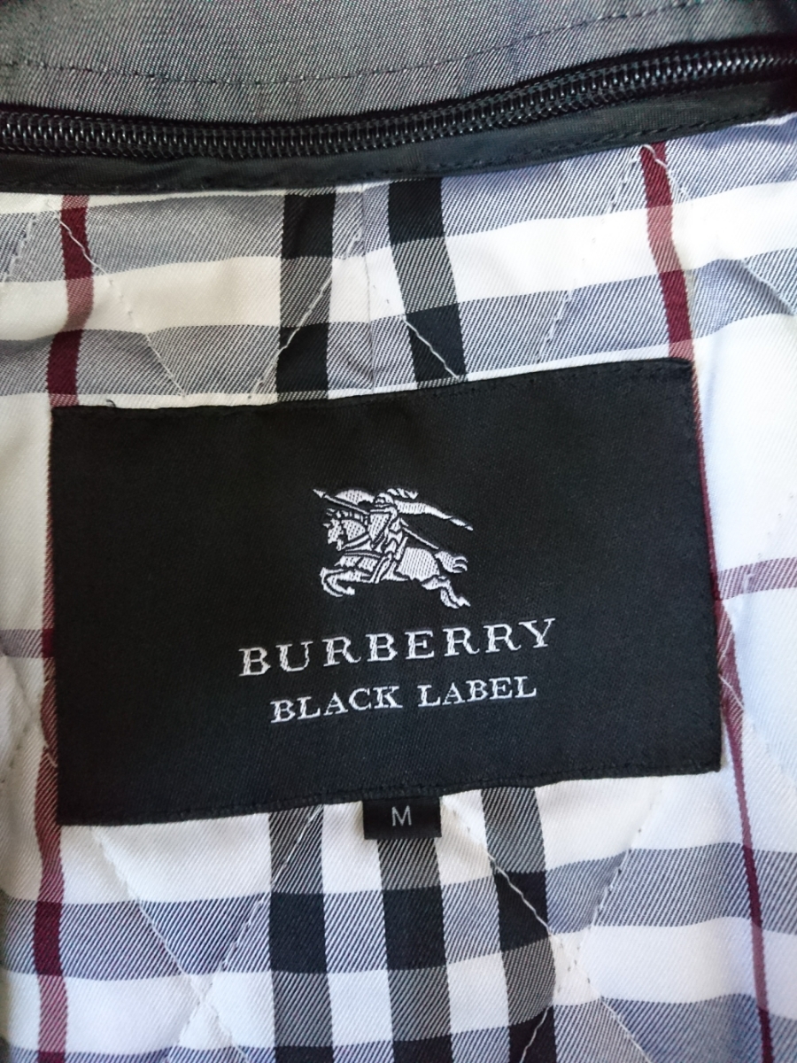 BURBERRY BLACK LABEL トレンチコート グレー フォーマル バーバリーブラックレーベル 美品 お洒落 人気 綺麗目 ステンカラー 高級