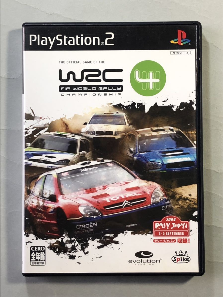 WRC 4 スパイク　PS2ソフト SONY プレイステーション2 FIA世界ラリー選手権公認オフィシャルソフト_画像1