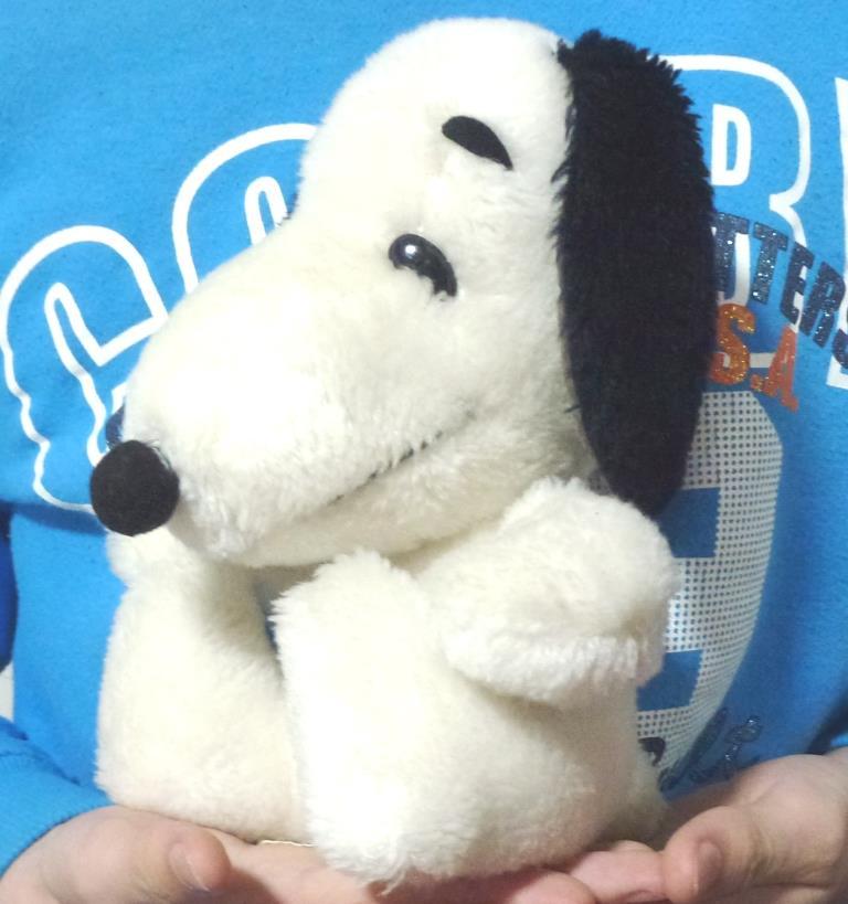  Snoopy * Snoopy мягкая игрушка / белый чёрный /. сиденье . стиль / симпатичный / retro!!!