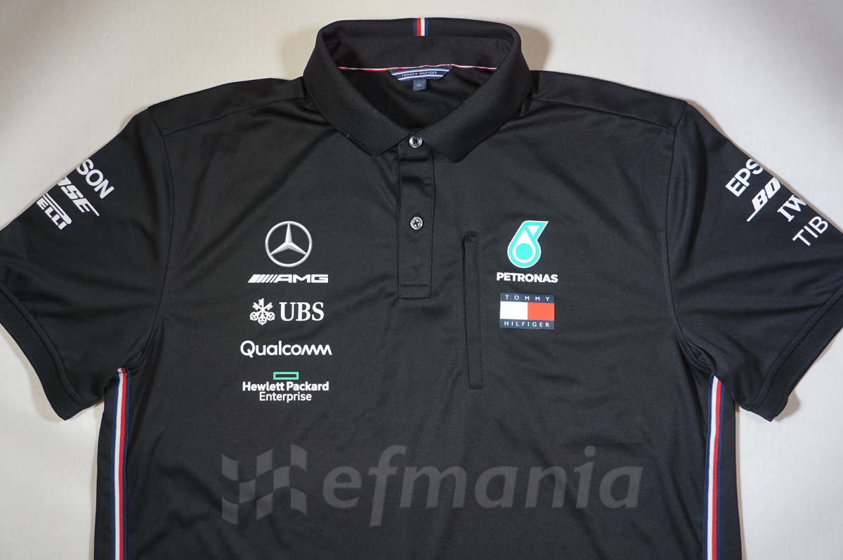 【非売品】メルセデスAMG F1 支給品 ポロシャツ L トミーヒルフィガー ★ルイス・ハミルトン 日本GP 2019_画像2