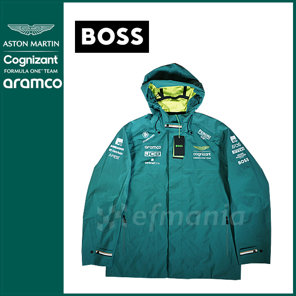 【非売品】2023 アストンマーティン アラムコ コグ二ザント F1 支給品 ジャケット HUGO BOSS L 新品★アロンソ 日本GP_画像1