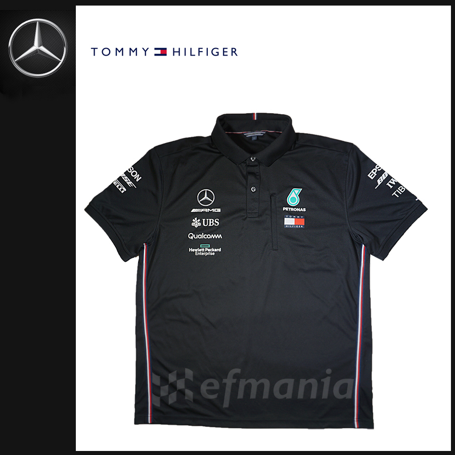 【非売品】メルセデスAMG F1 支給品 ポロシャツ L トミーヒルフィガー ★ルイス・ハミルトン 日本GP 2019_画像1