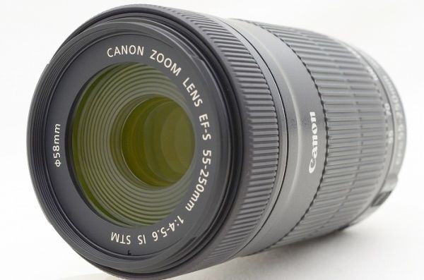 ☆極上美品☆ Canon キャノン EF-S 55-250mm F4-5.6 IS STM 元箱 付属品 ♯23122210_画像2
