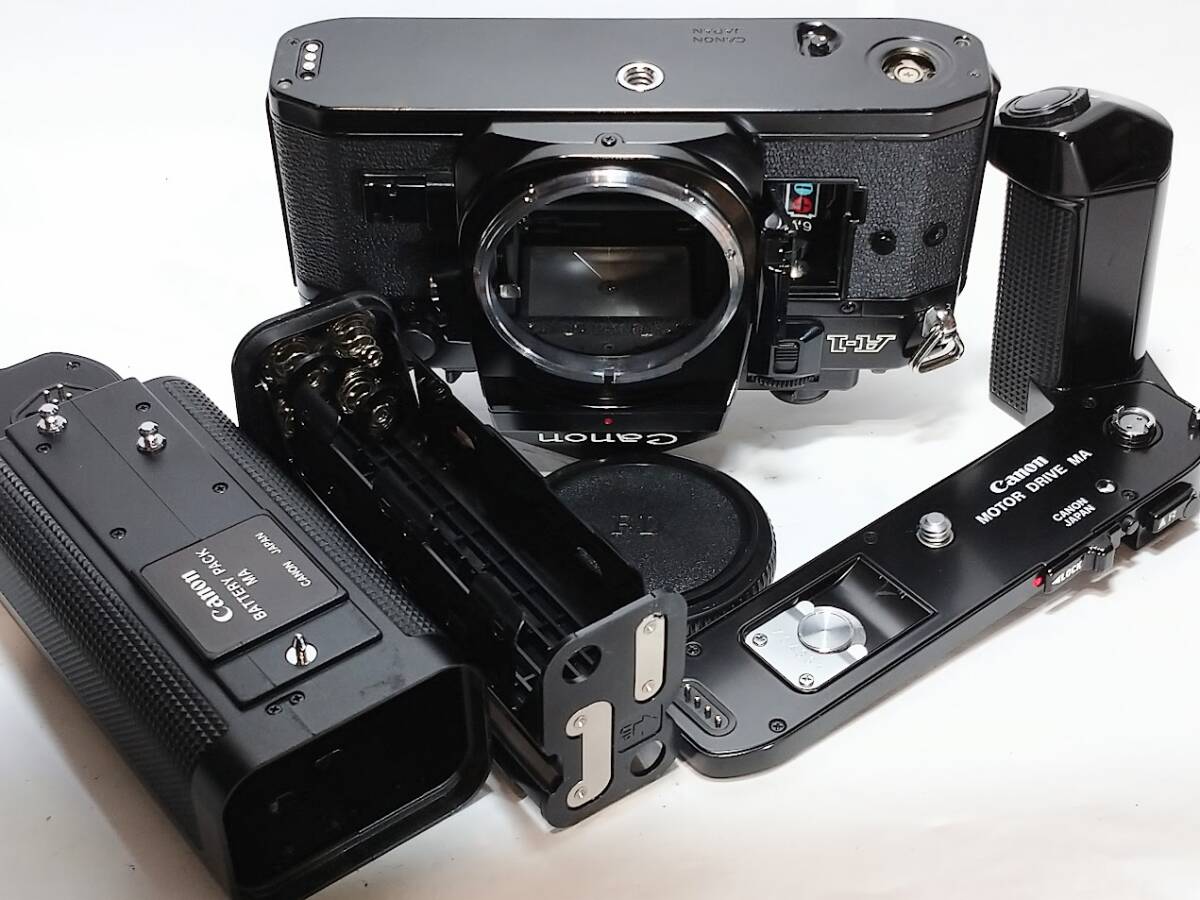 【コレクション級美品／動作良好】 CANON キャノン A-1 +モータードライブMA 素晴らしいコンディションのカメラロボットA-1です！#2347_画像10