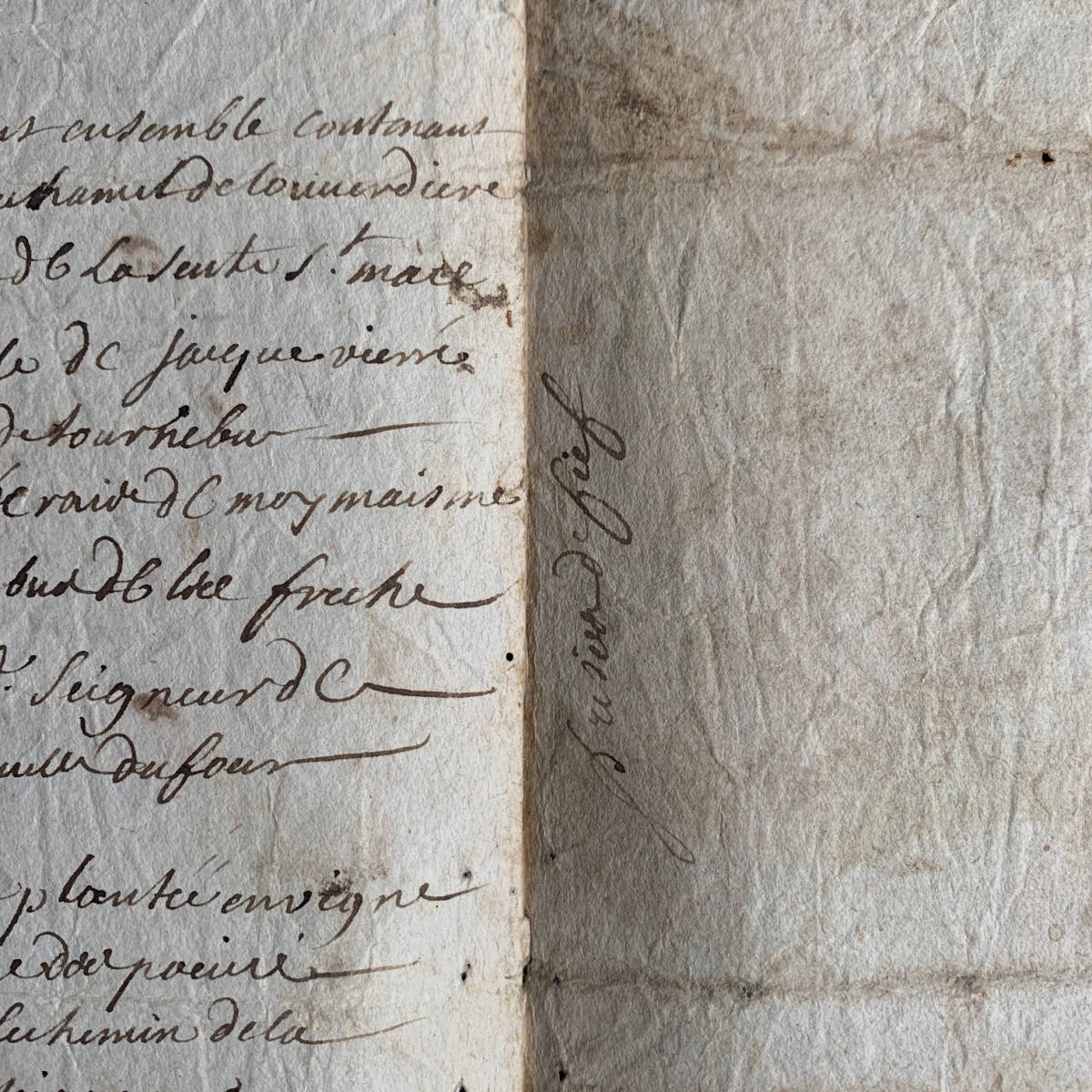 マニュスクリ14ページ 手書き公文書 カリグラフィー フランスアンティーク フランス 18世紀後期 1797年 書類 マニュスクリプト