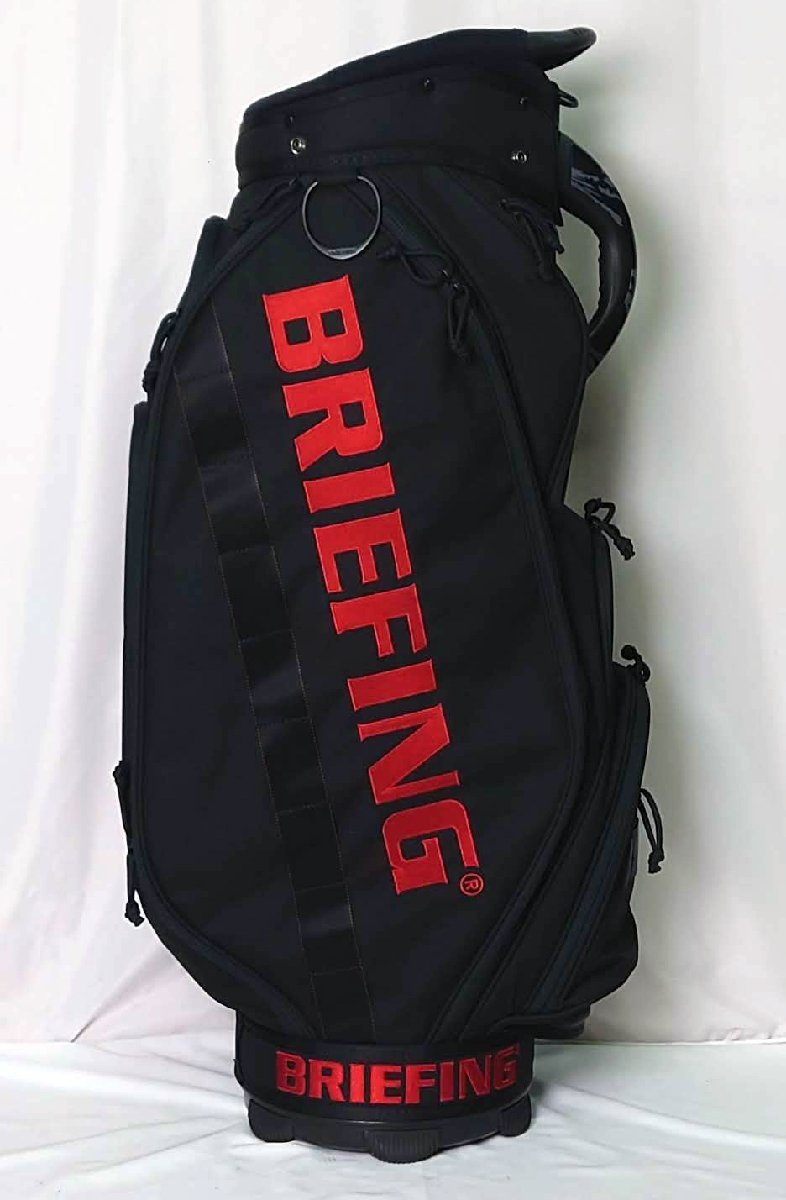 BRIEFING ブリーフィング BRG231D09 CR-5 #03 TL 2023SS カートキャディバッグ ブラック 9.5型 口枠5分割 【展示品】定価72000円(税別)_画像4