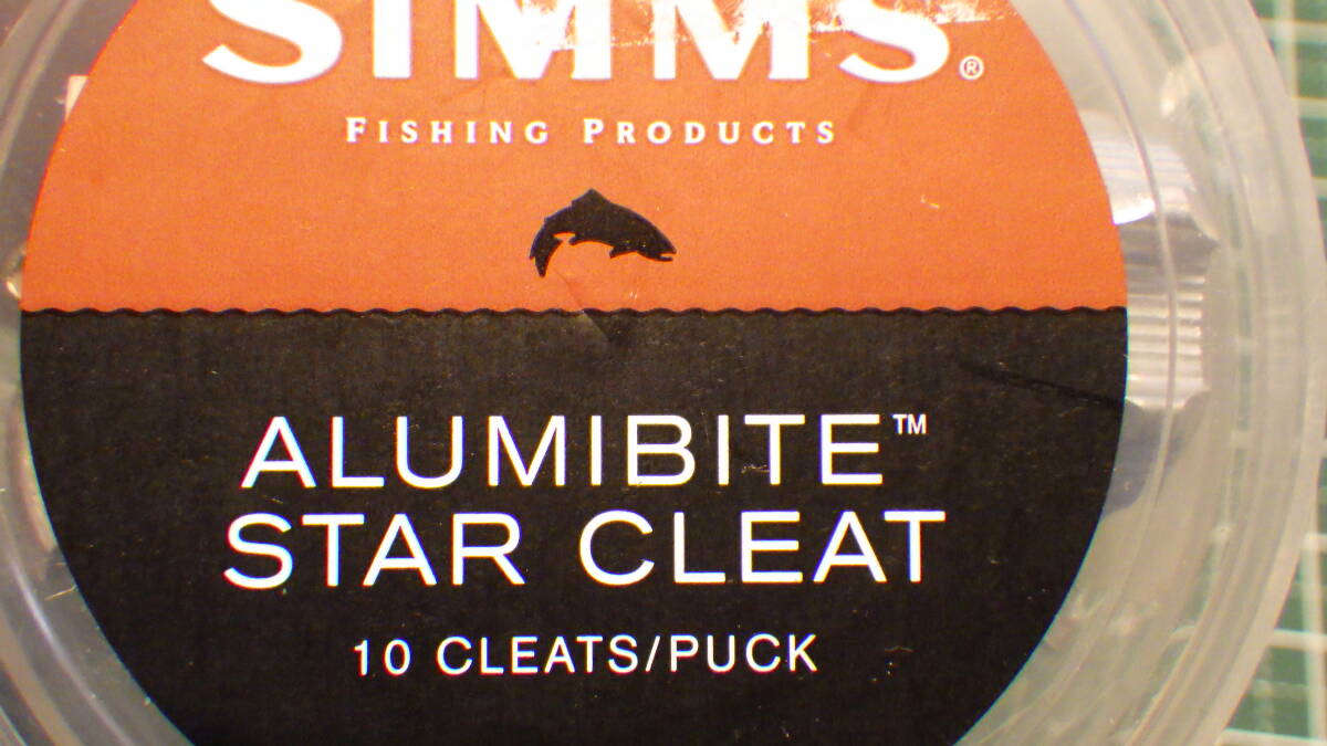 SIMMS ALUMIBITE STAR CLEAT アルミバイト・スタークリート (10-Pack) 定価5,830円（税込）未用品_画像4