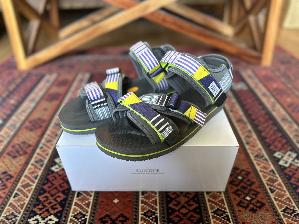 SUICOKE / KISEE-VEU2 / サンダル / US12 / Grey x Multi / Vibram / スイコック / ビブラム_画像1