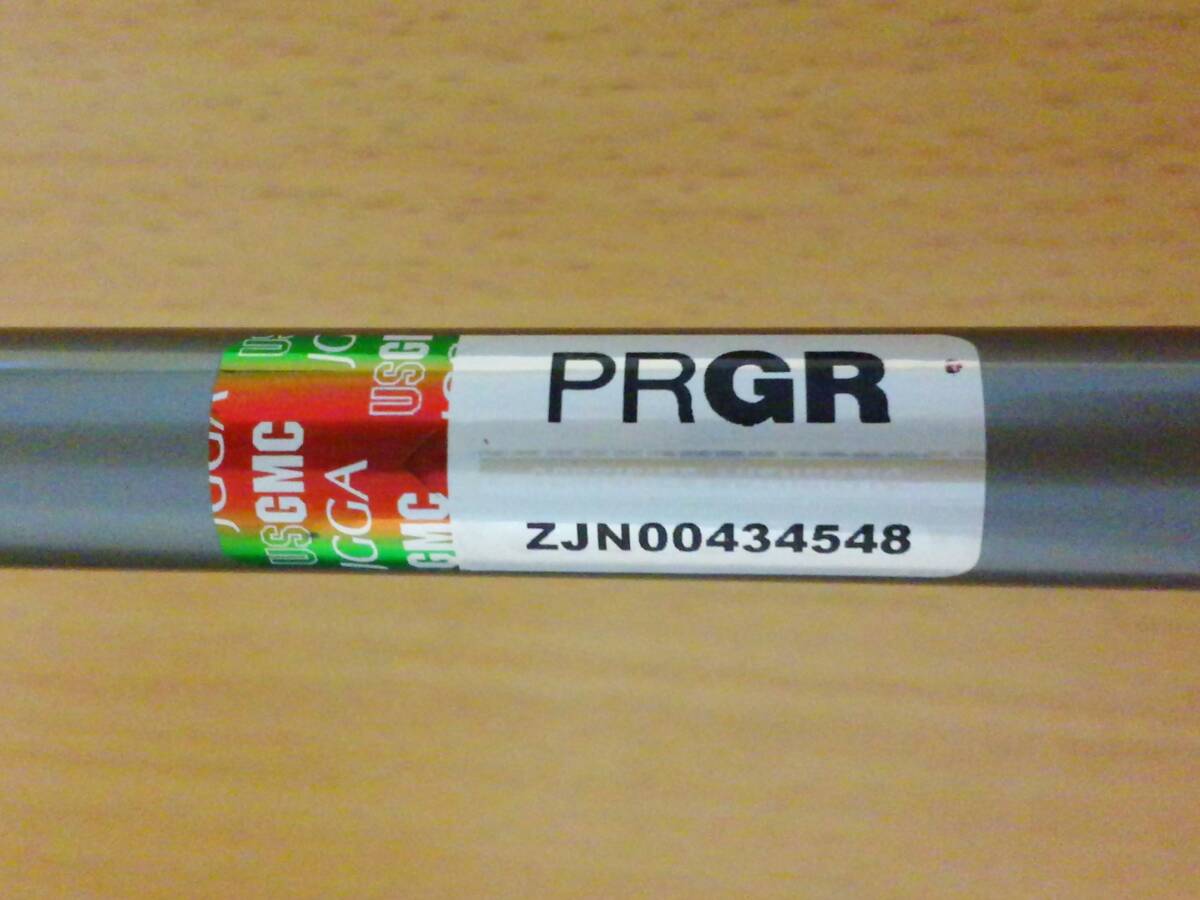 プロギア PRGR NEW SUPER EGG IRON ニュースーパーエッグ 金 9番アイアン 9I オリジナルカーボン EGG M-40 SR相当 2015年モデル_画像7