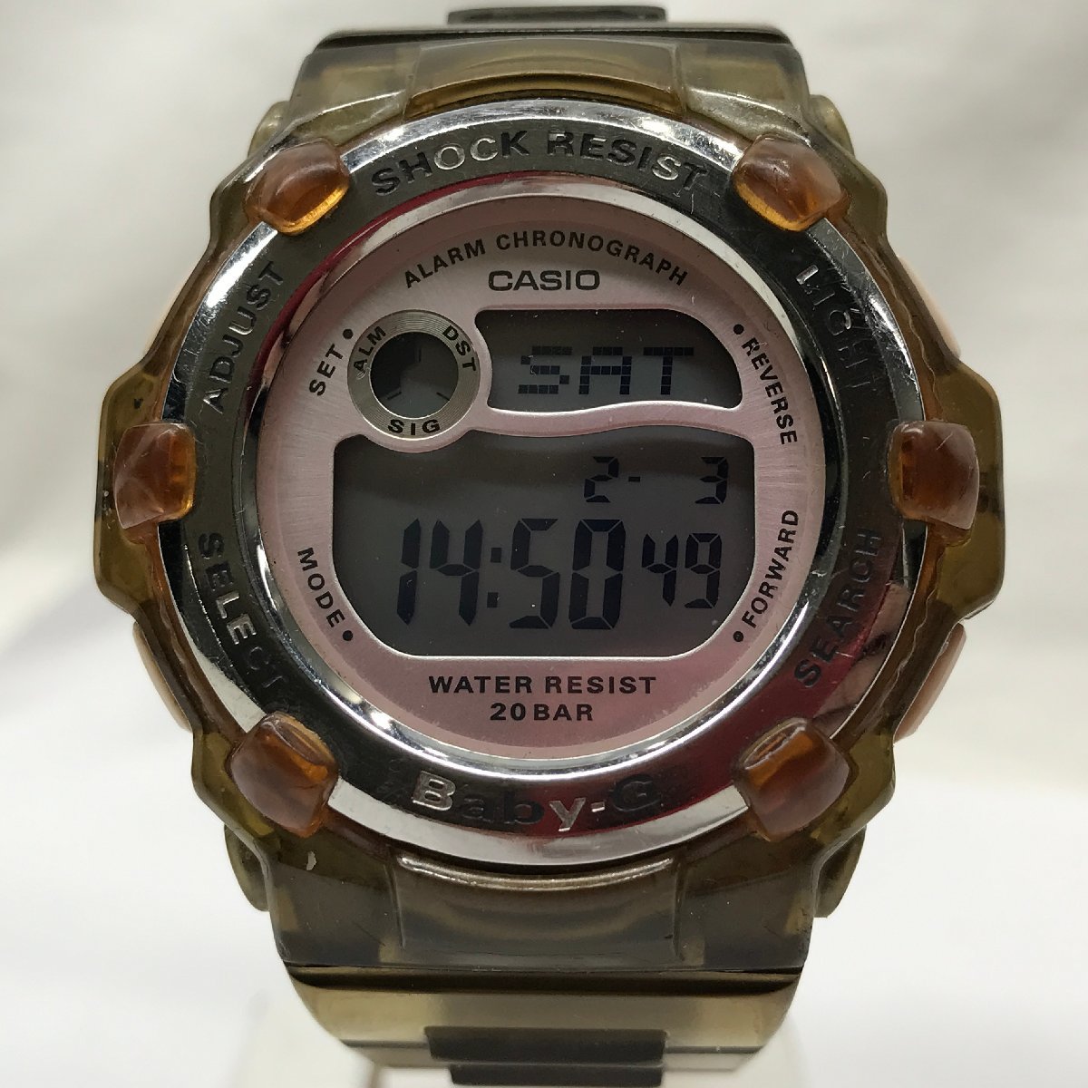 [稼働品] CASIO Baby‐G 3136 デジタル BG-3000 SHOCK RESIST 腕時計の画像1