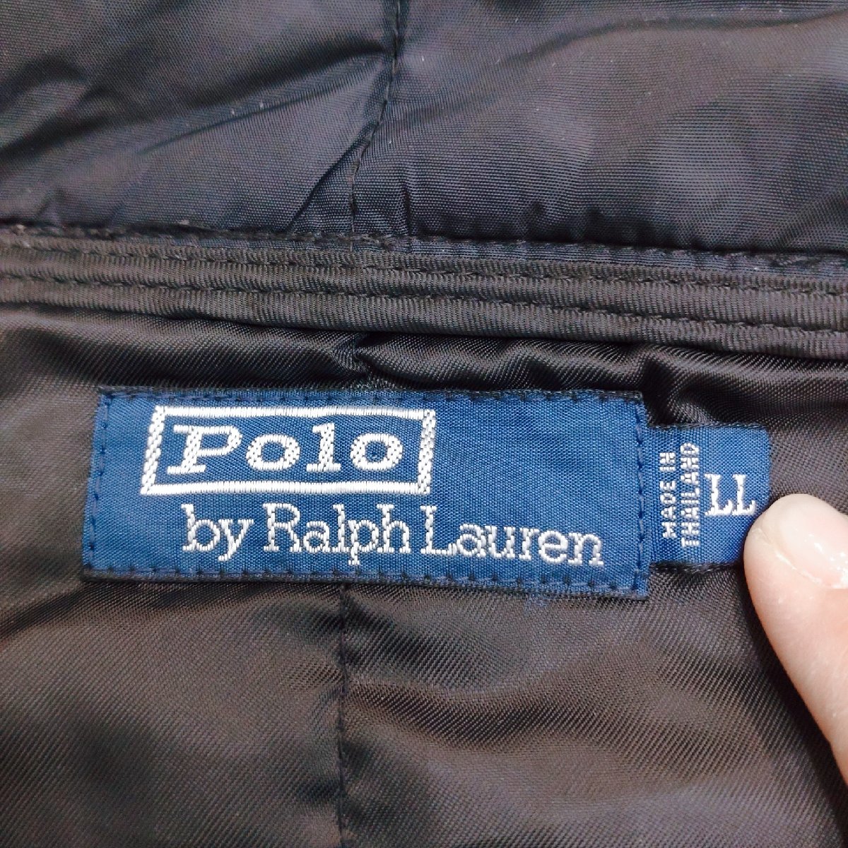 Polo by Ralph Lauren　キルティングコート　サイズ:LL　ブラック　ポロ バイ ラルフローレン_画像5