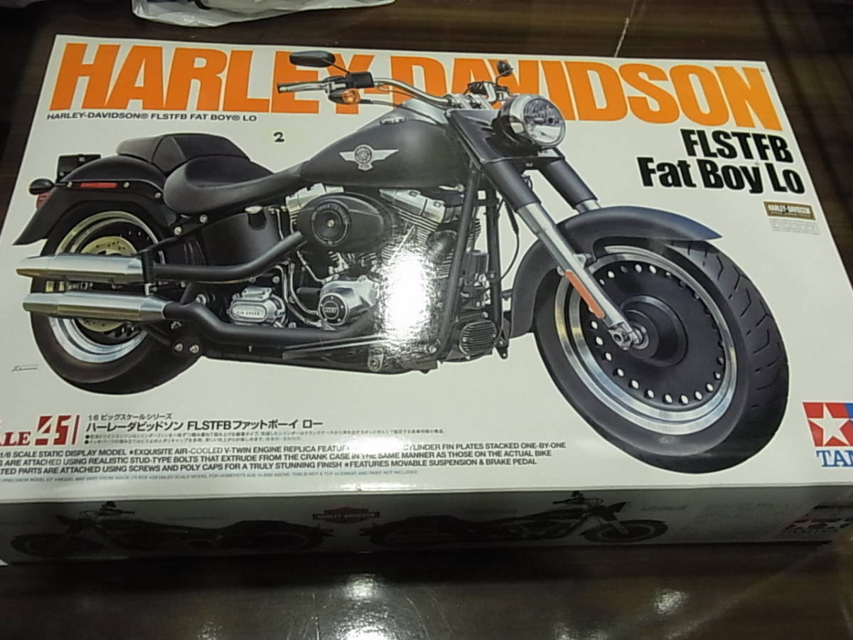 Liquidation Tamiya 1 6 Harley Davidson Fatboy Low Flstfb Fat Boy Lo That 2 Real Yahoo Auction Salling