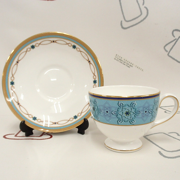 ☆WEDGWOOD/ウェッジウッド ターコイズジュエル カップ＆ソーサー 札幌♪