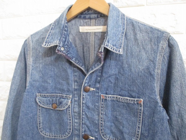 [ Inpaichthys Kerri ] Denim coverall * vintage processing made in Japan *S size 