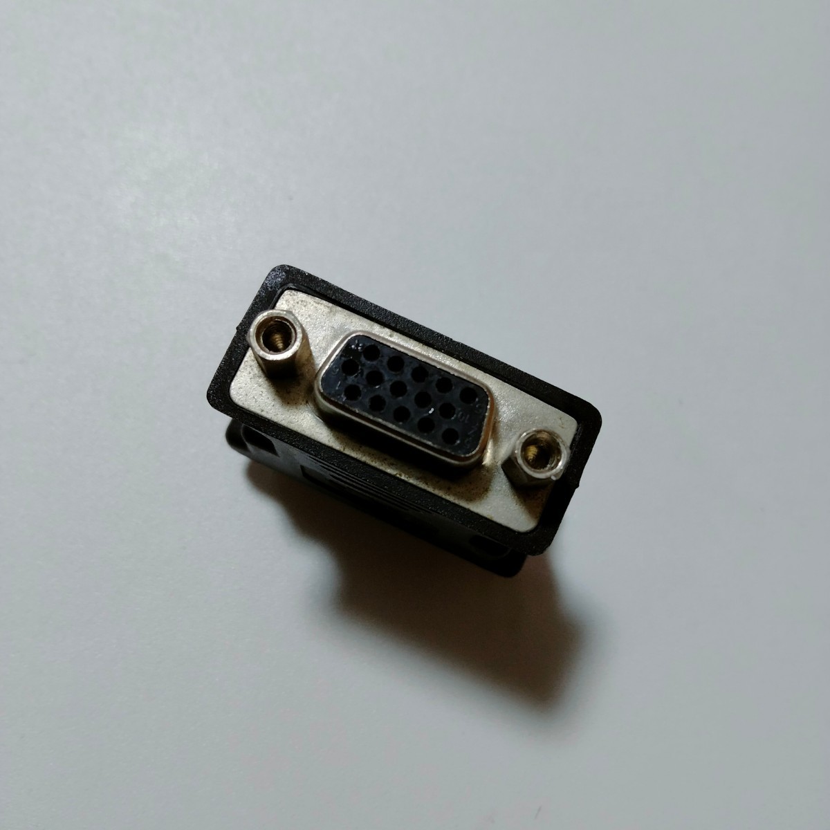 ☆ほぼ未使用☆ DVI-VGA 変換アダプタ ※D-sub15pin コネクタ RGB 高画質 PC パソコン ディスプレイ モニター　※即決　～送料無料～