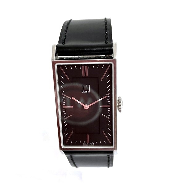 ダンヒル 8036 クォーツ ブラック文字盤 時計 腕時計 メンズ☆0102