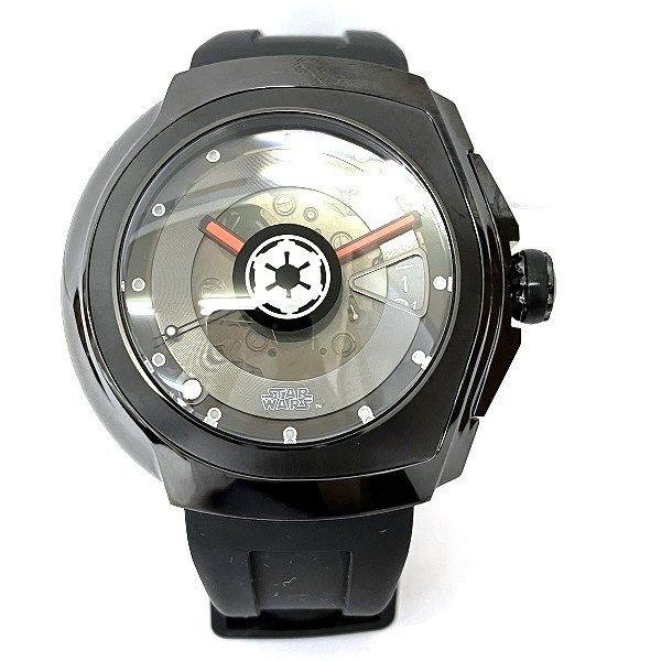 ジーエスエックス GALACTIC EMPIRE スターウォーズ 帝国軍モデル 300本限定 GSX400SWS-2 自動巻 時計 腕時計 メンズ 美品☆0317