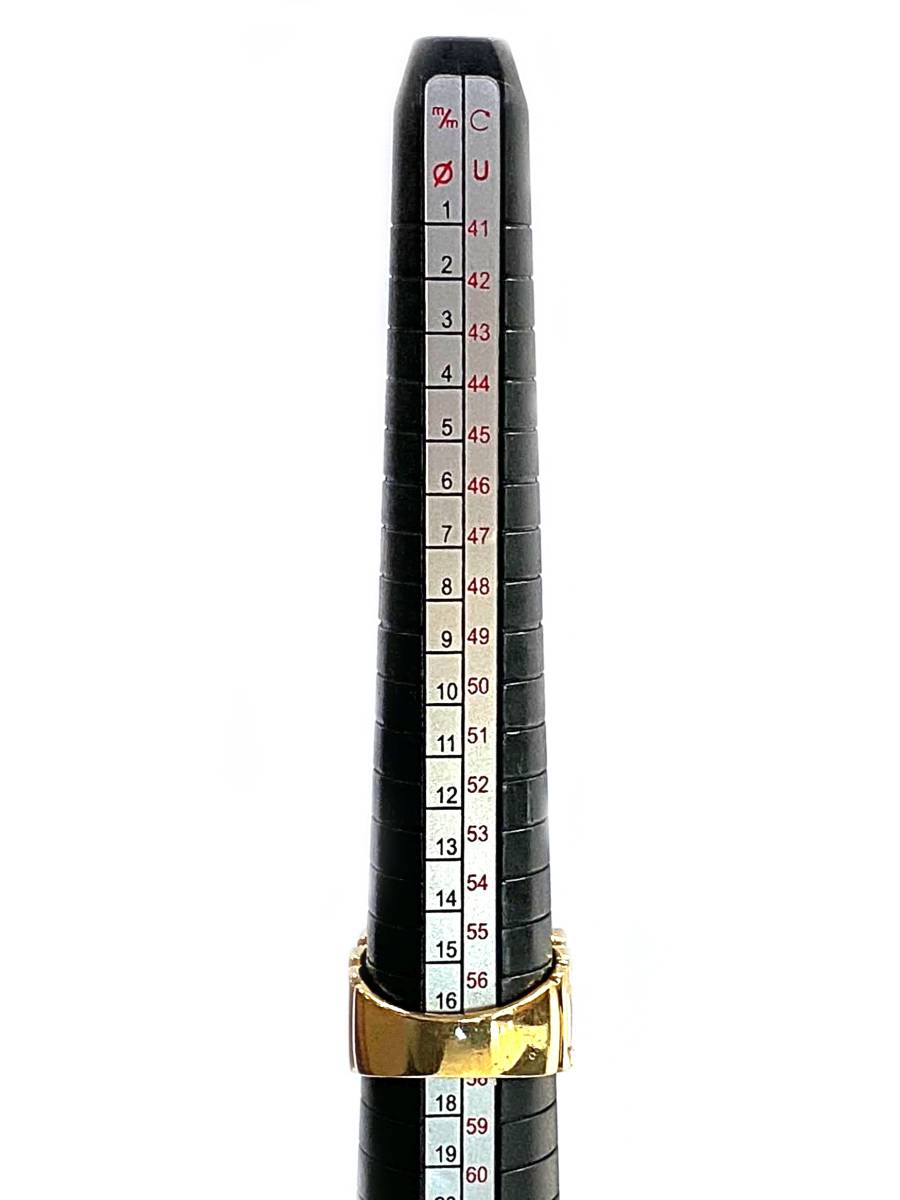 K18/pt900 リング K24 ゴールドバー デザインリング 自由の女神 K18/pt900 リング K24 ゴールドバー デザインリング 自由の女神